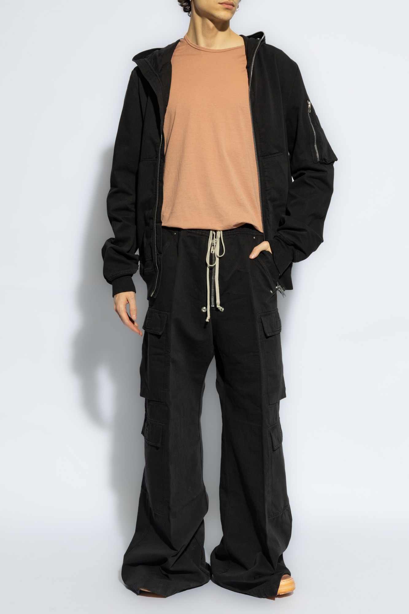 Black 'Double Cargo Jumbo' trousers Rick Owens DRKSHDW - Vitkac Canada